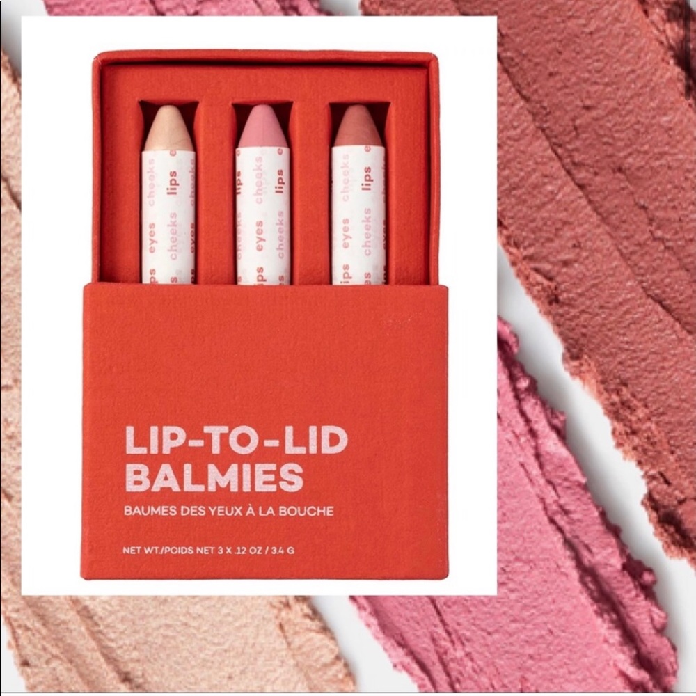 NEW axiology lip to lid balmies